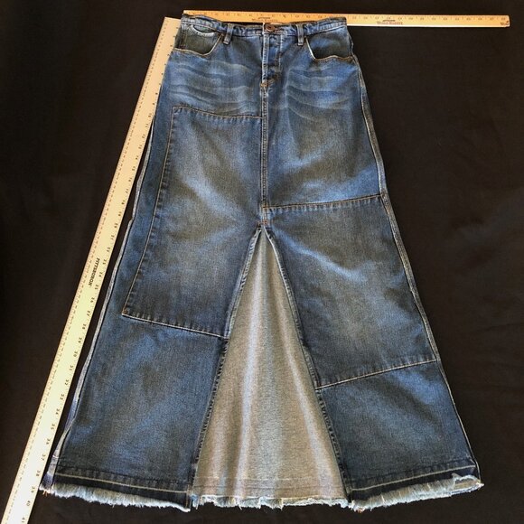 NWOT Free People Leann Patchwork Maxi Skirt Sz 27 - Picture 11 of 16